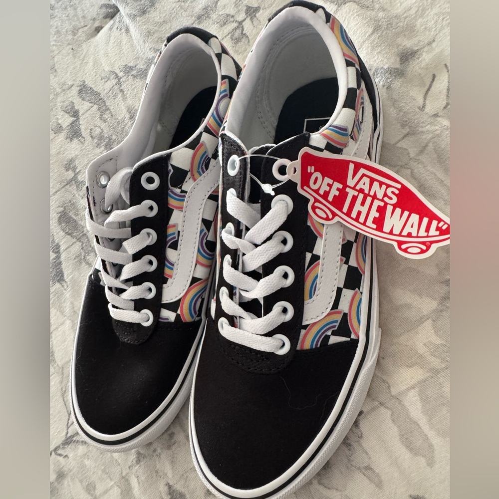Brand New Rainbow Checkerboard Multi sneaker